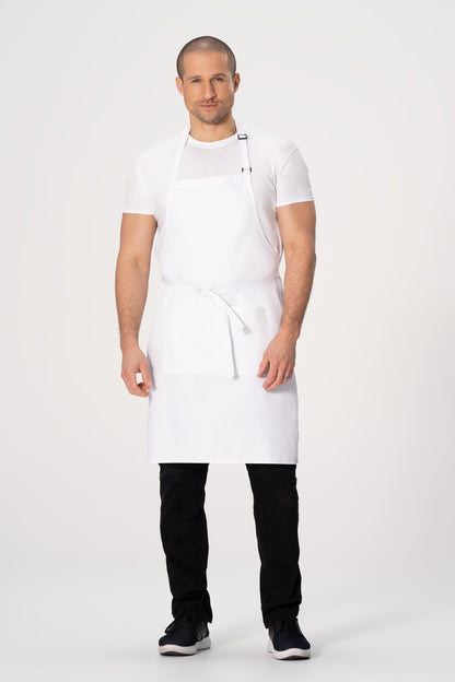 Chef Works Bib Apron – F8 - White