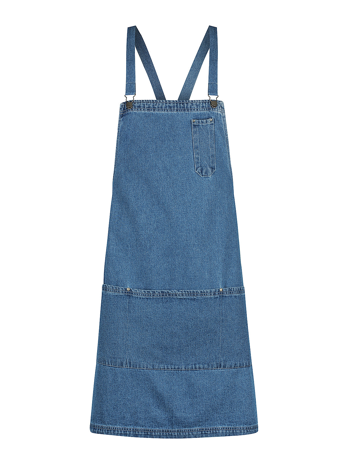 Louie Stonewashed Denim Bib Apron