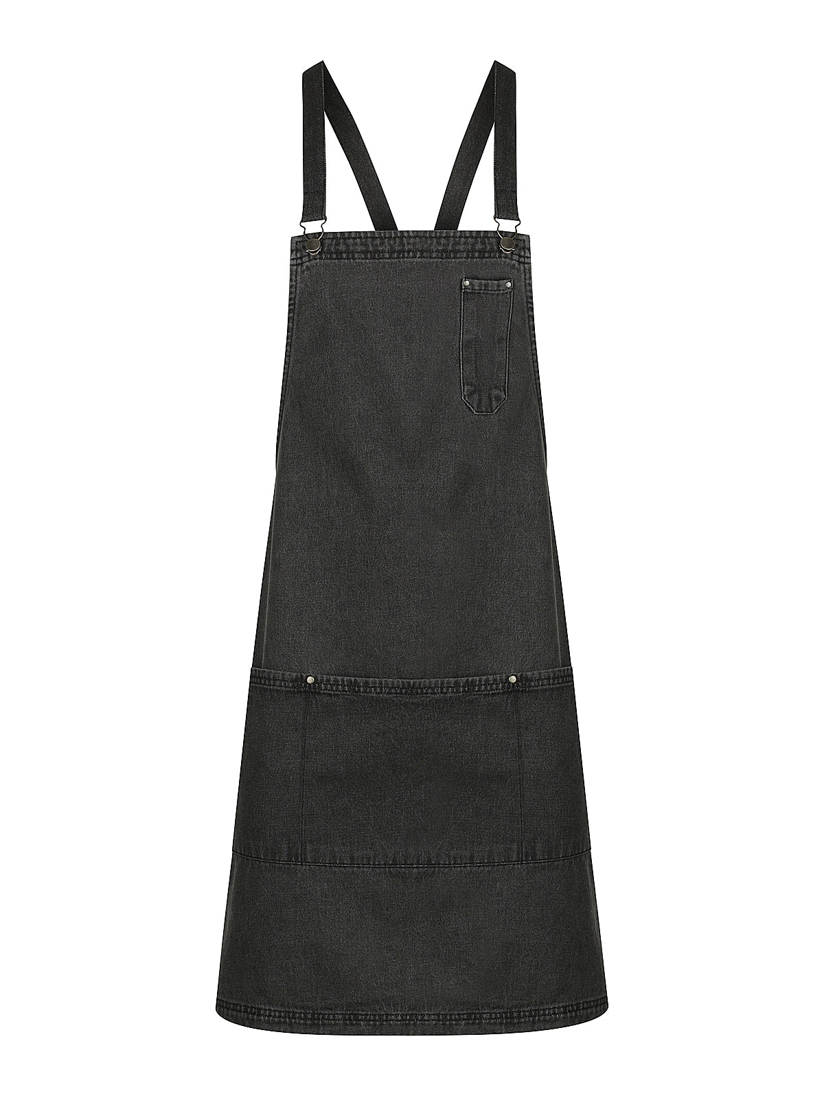 Louie Stonewashed Denim Bib Apron